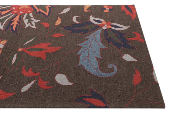 Detail image of 5' 1 x 8' Agra Wool Rug
