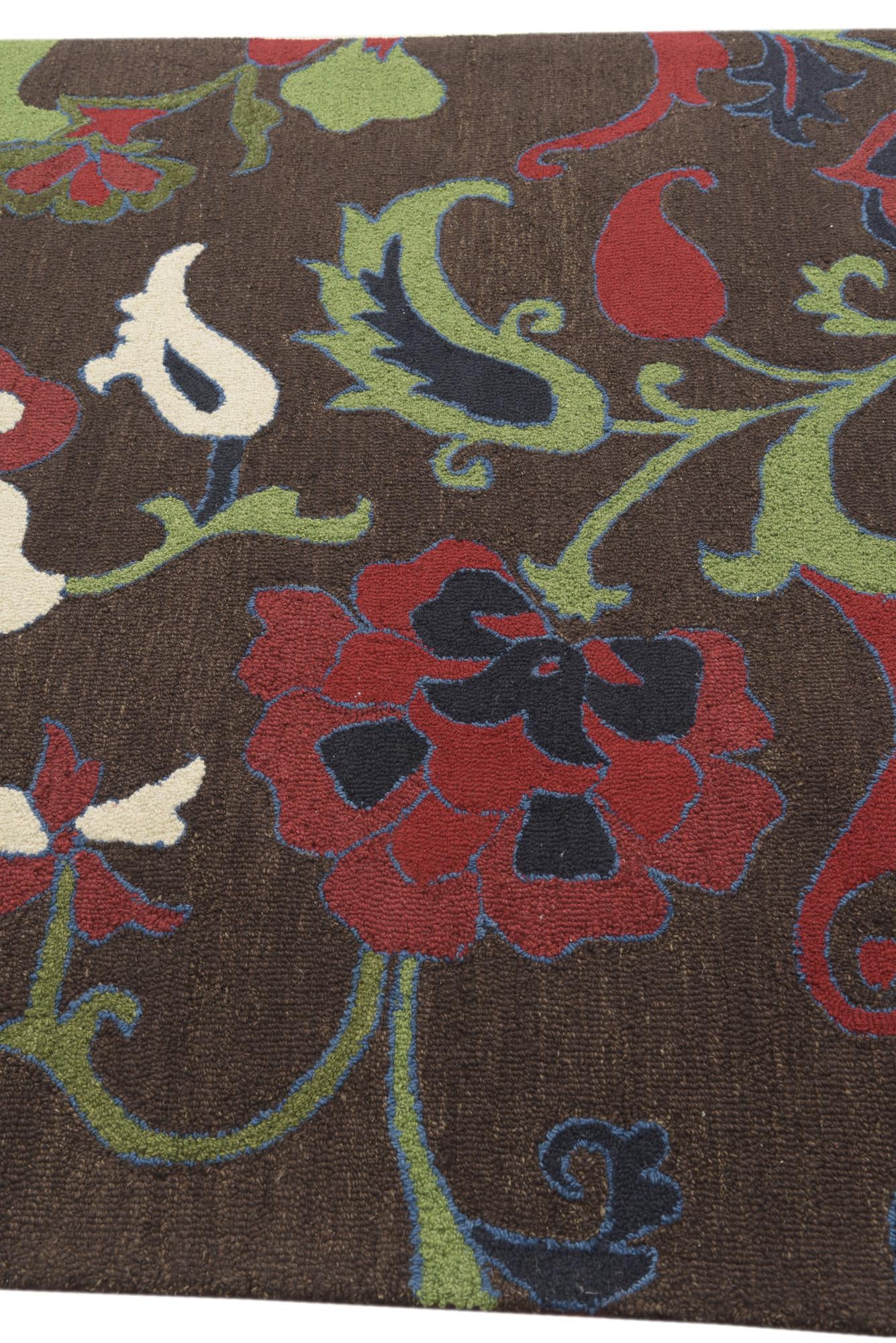 5' 1 x 8' Agra Wool Rug