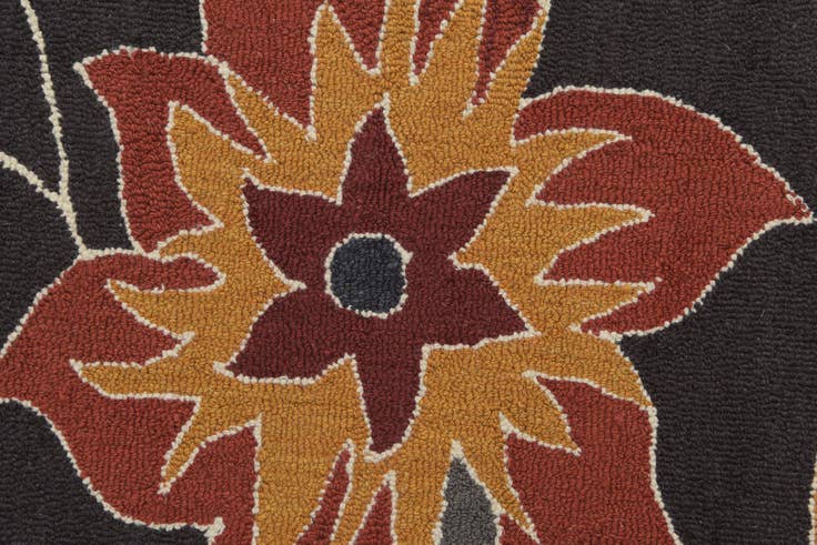 Detail image of 5' x 8' Agra Wool Rug