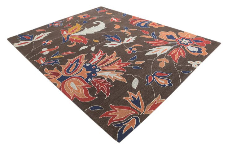Detail image of 8' x 10' Agra Wool Rug