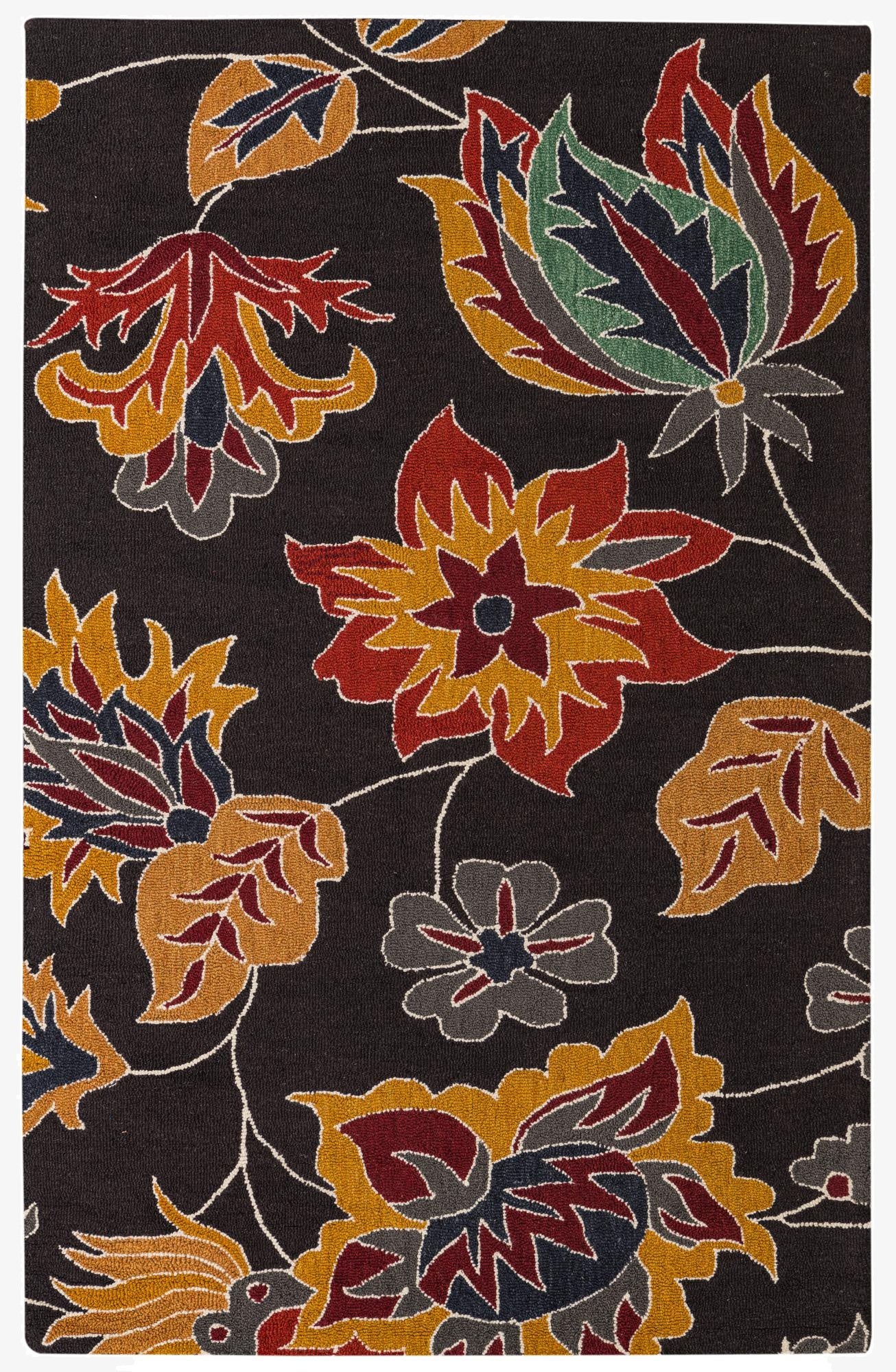 5' x 8' Agra Wool Rug