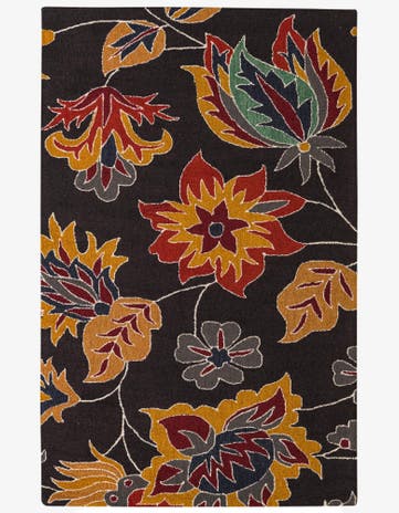 5' x 8' Agra Wool Rug