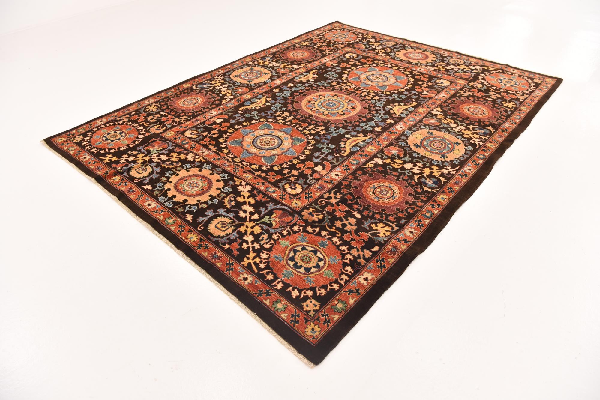 7' 1 x 9' 5 Hand Knotted Ariana Ziegler Oriental Rug