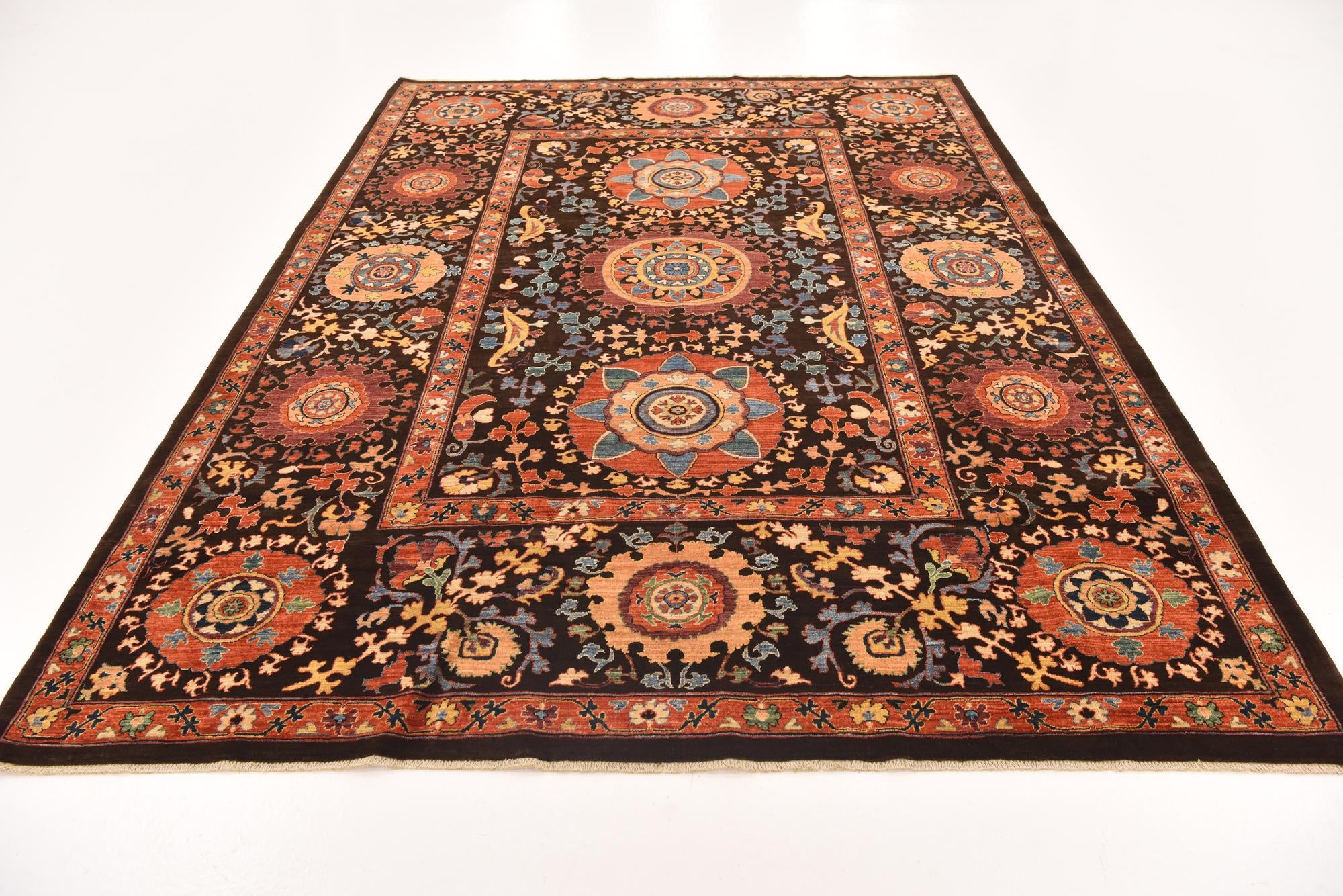 7' 1 x 9' 5 Hand Knotted Ariana Ziegler Oriental Rug