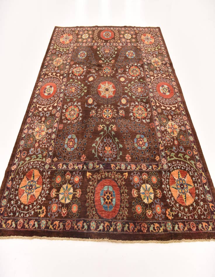 Detail image of 7' 5 x 8' 8 Hand Knotted Ariana Ziegler Oriental Rug