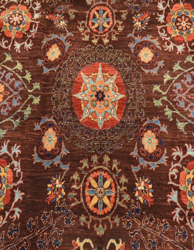Detail image of 7' 5 x 8' 8 Hand Knotted Ariana Ziegler Oriental Rug