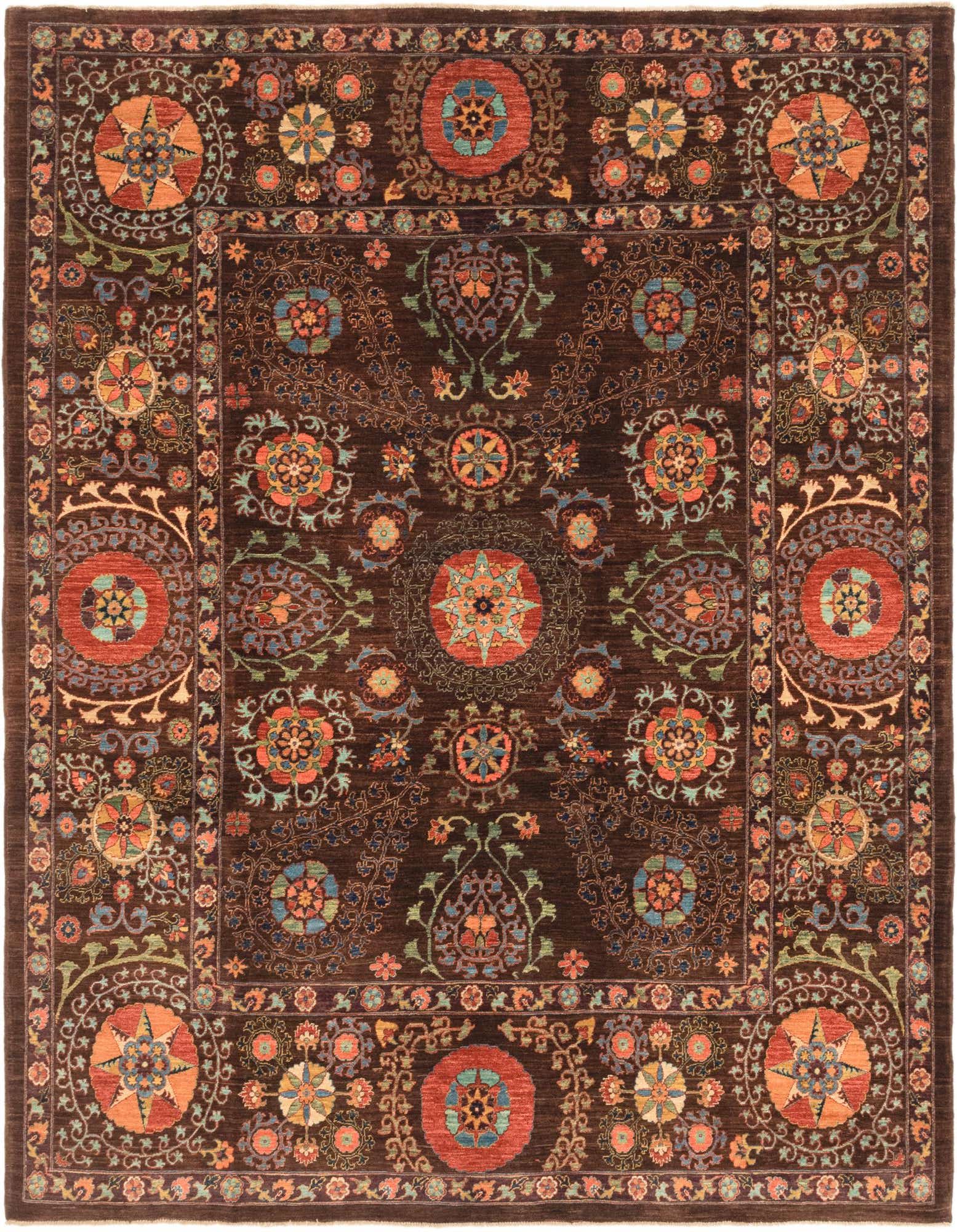 7' 5 x 8' 8 Hand Knotted Ariana Ziegler Oriental Rug