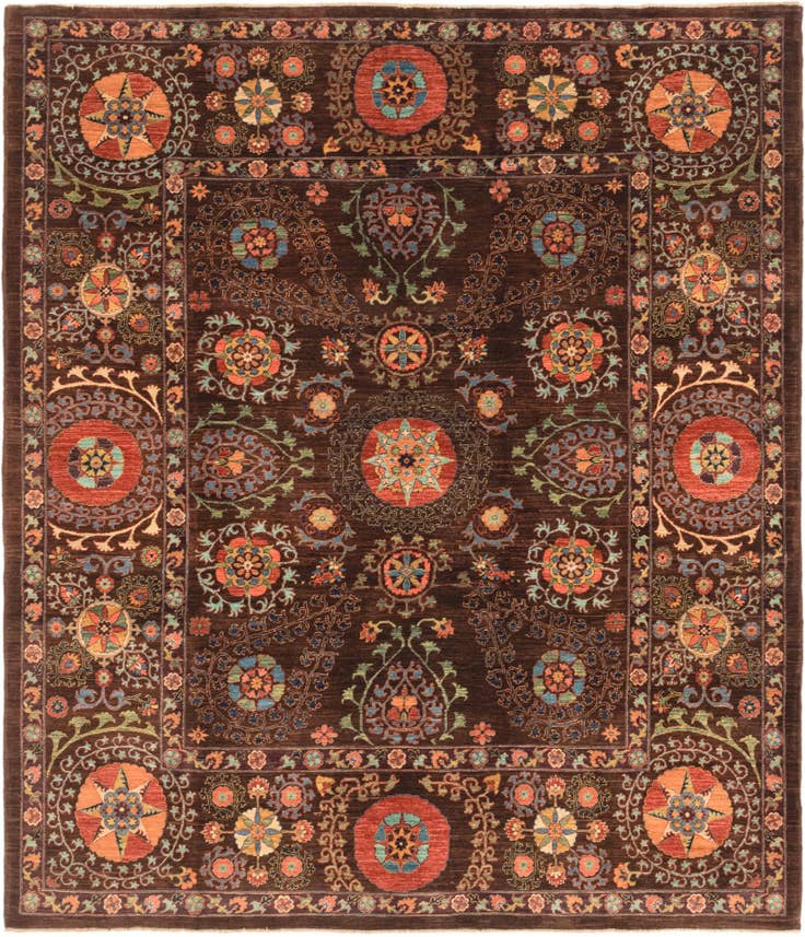 Detail image of 7' 5 x 8' 8 Hand Knotted Ariana Ziegler Oriental Rug