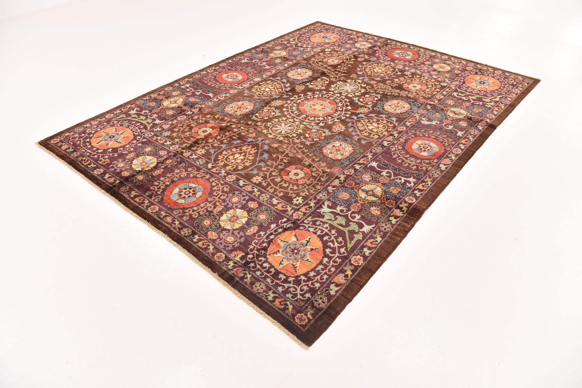6' 8 x 8' 11 Hand Knotted Ariana Ziegler Oriental Rug
