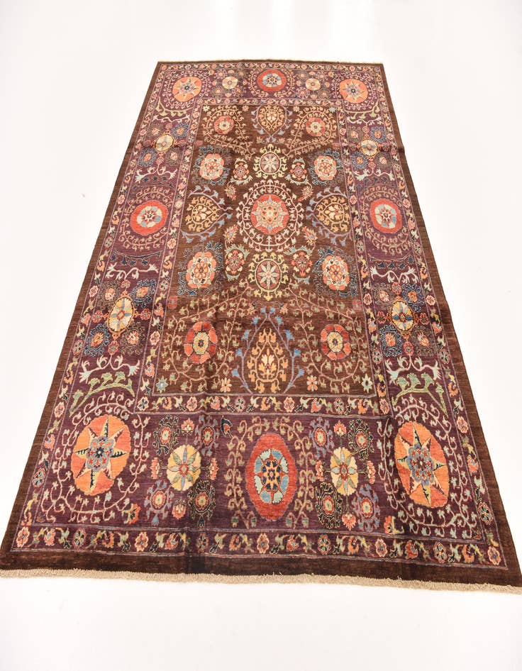 Detail image of 6' 8 x 8' 11  Hand Knotted Ariana Ziegler Oriental Rug