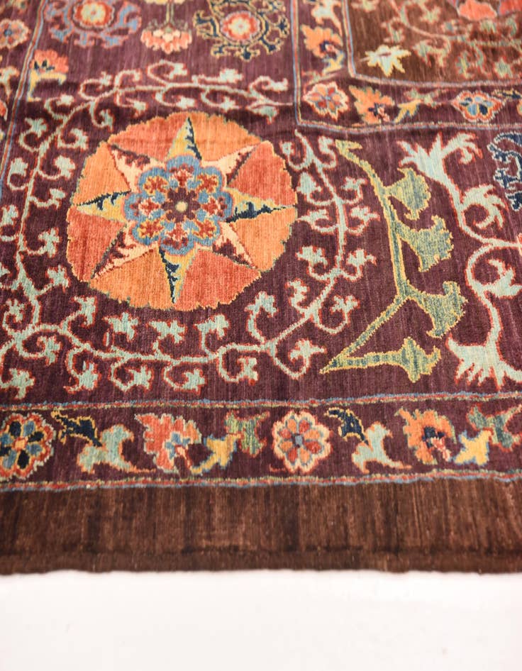 Detail image of 6' 8 x 8' 11  Hand Knotted Ariana Ziegler Oriental Rug