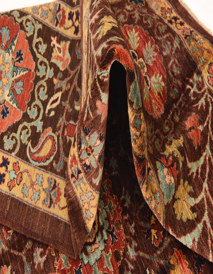Detail image of 6' 9 x 8' 9  Hand Knotted Ariana Ziegler Oriental Rug