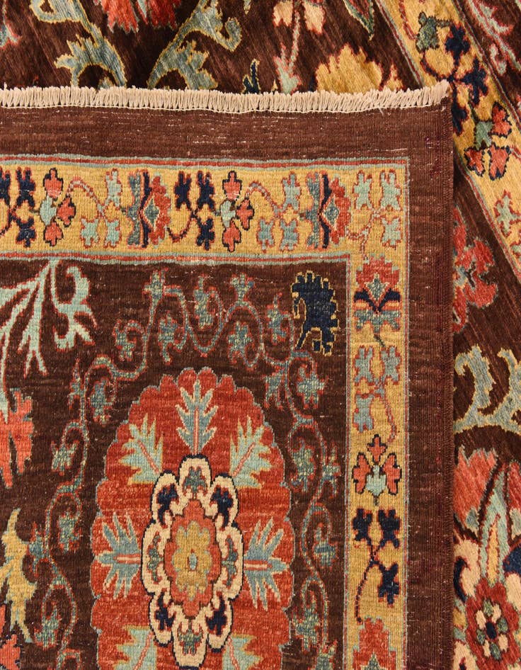 Detail image of 6' 9 x 8' 9  Hand Knotted Ariana Ziegler Oriental Rug