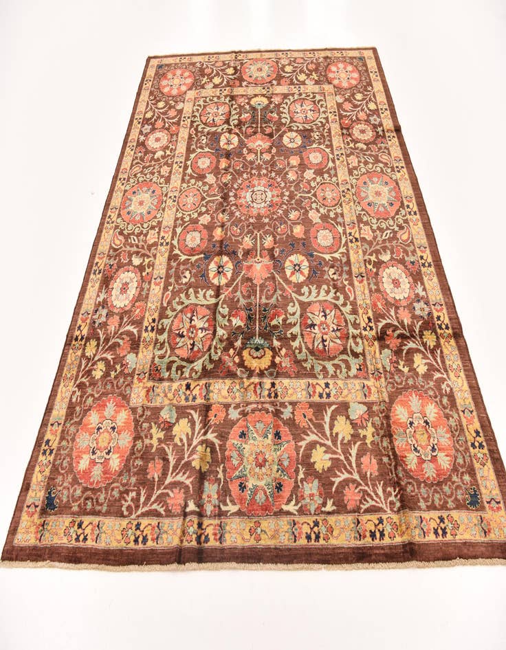 Detail image of 6' 9 x 8' 9  Hand Knotted Ariana Ziegler Oriental Rug