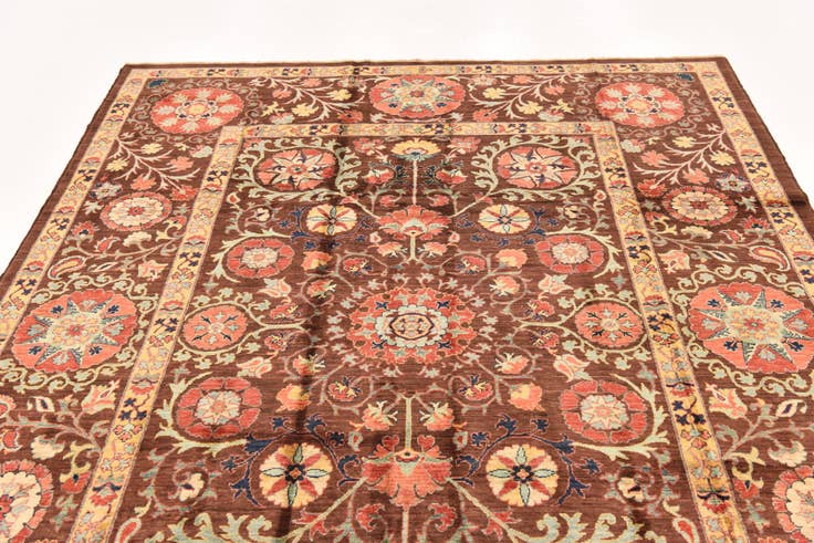 Detail image of 6' 9 x 8' 9 Hand Knotted Ariana Ziegler Oriental Rug