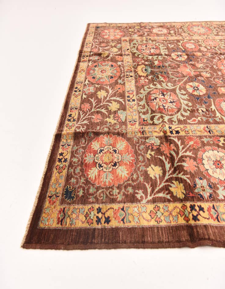 Detail image of 6' 9 x 8' 9  Hand Knotted Ariana Ziegler Oriental Rug