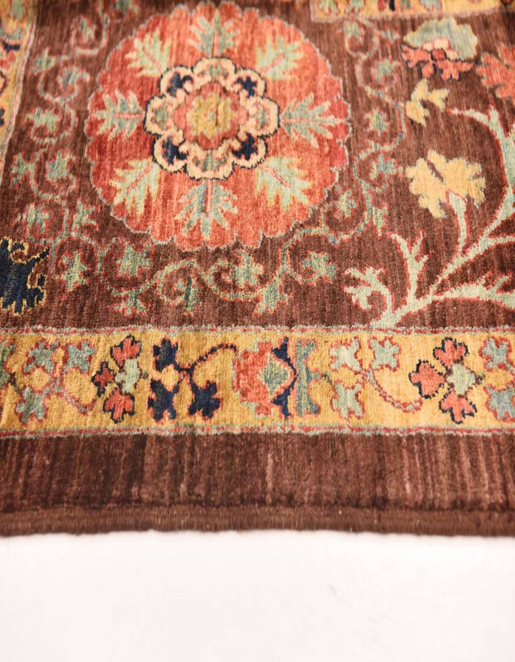 Detail image of 6' 9 x 8' 9  Hand Knotted Ariana Ziegler Oriental Rug