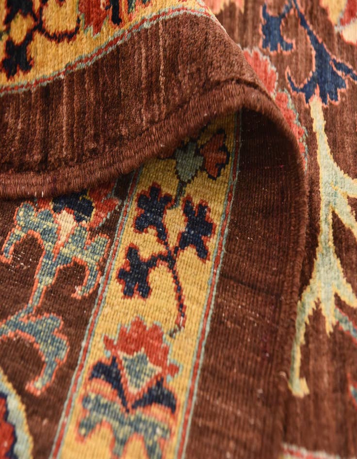 Detail image of 6' 9 x 8' 9  Hand Knotted Ariana Ziegler Oriental Rug