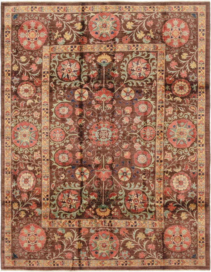 Detail image of 6' 9 x 8' 9 Hand Knotted Ariana Ziegler Oriental Rug