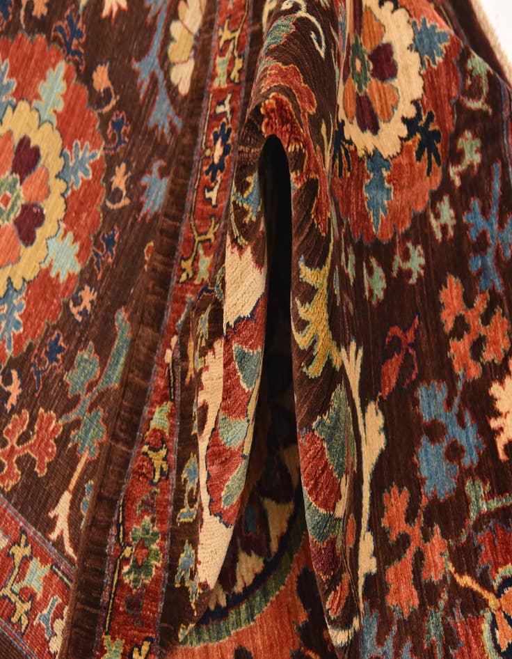 Detail image of 6' 8 x 8' 5  Hand Knotted Ariana Ziegler Oriental Rug
