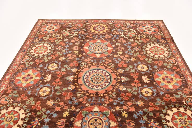 Detail image of 6' 8 x 8' 5 Hand Knotted Ariana Ziegler Oriental Rug