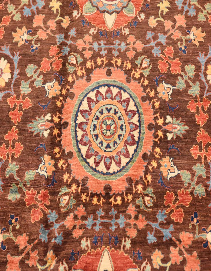 Detail image of 6' 8 x 8' 5  Hand Knotted Ariana Ziegler Oriental Rug