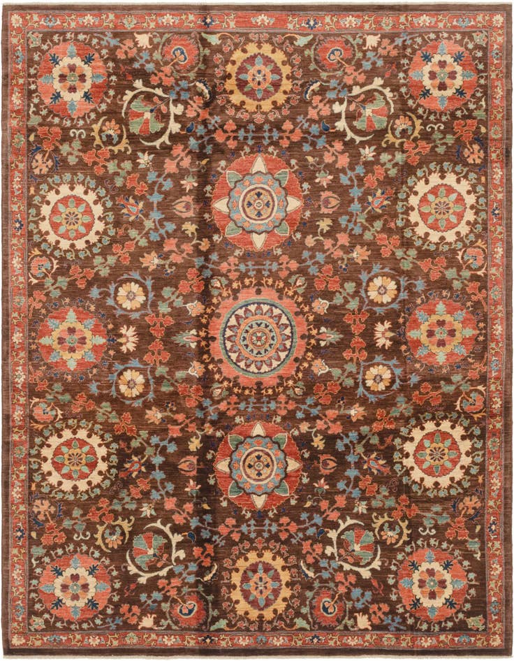 Detail image of 6' 8 x 8' 5 Hand Knotted Ariana Ziegler Oriental Rug