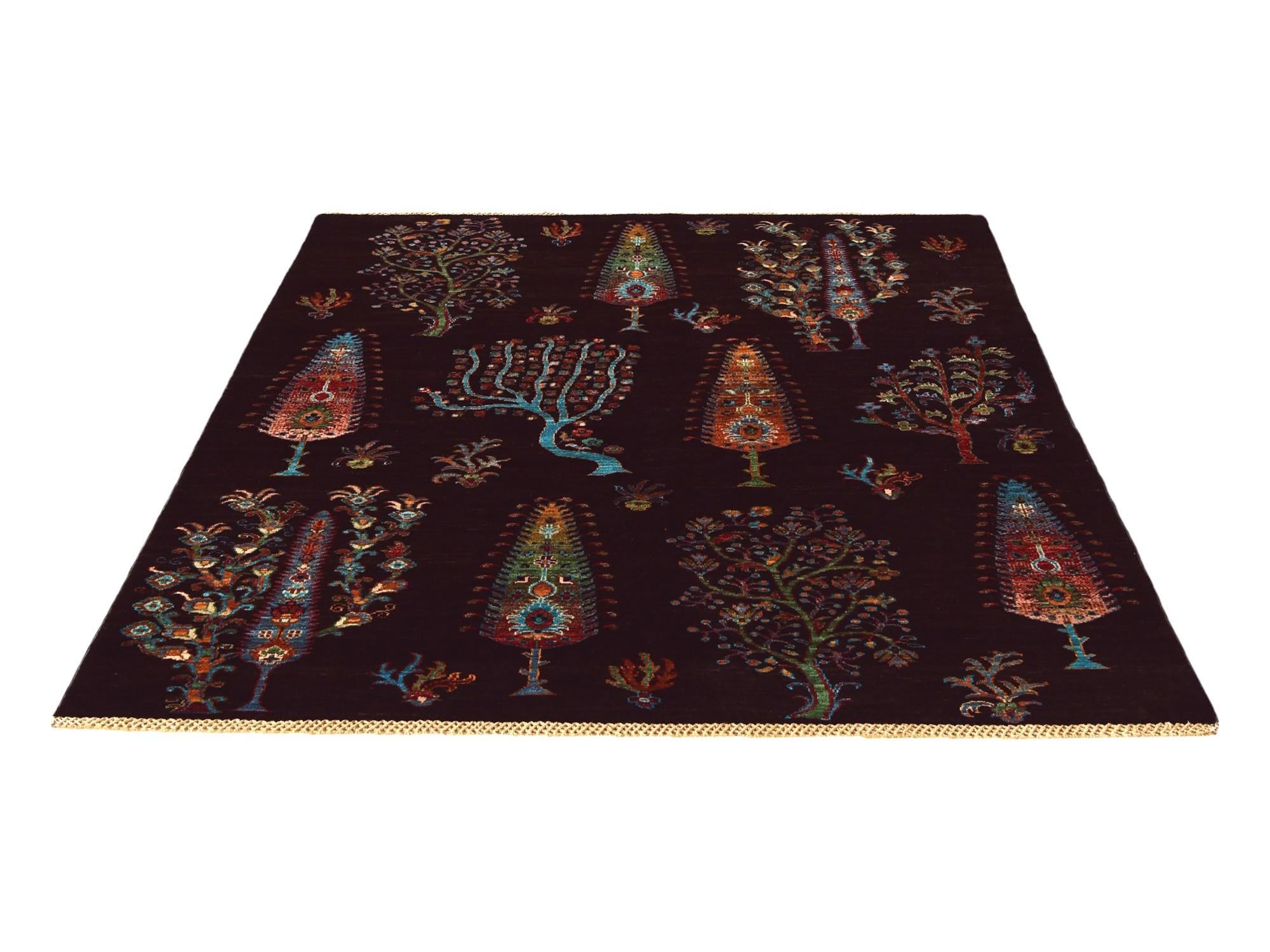 4' 11 x 6' 6 Hand Knotted Ariana Ziegler Rug