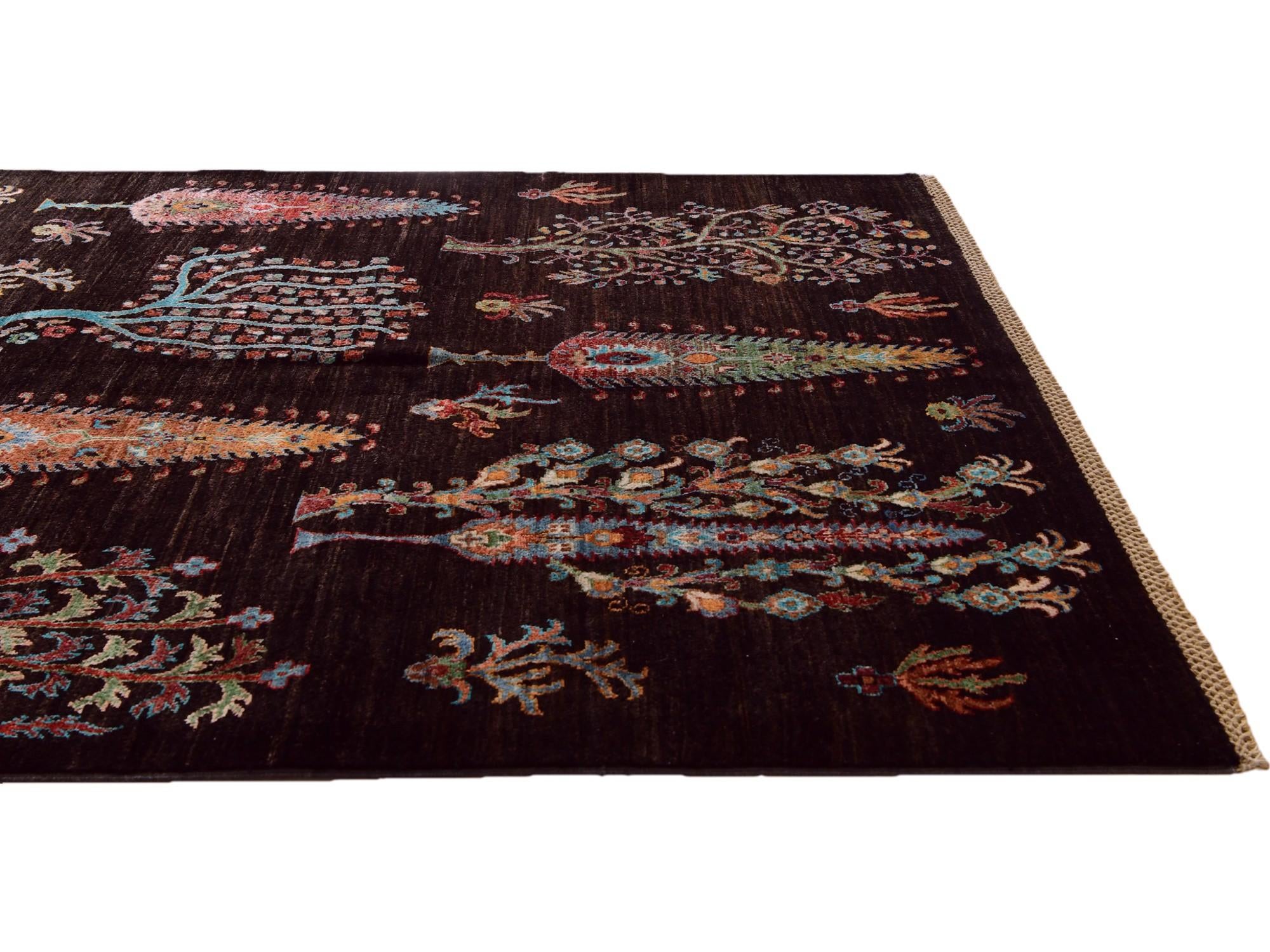 4' 11 x 6' 6 Hand Knotted Ariana Ziegler Rug