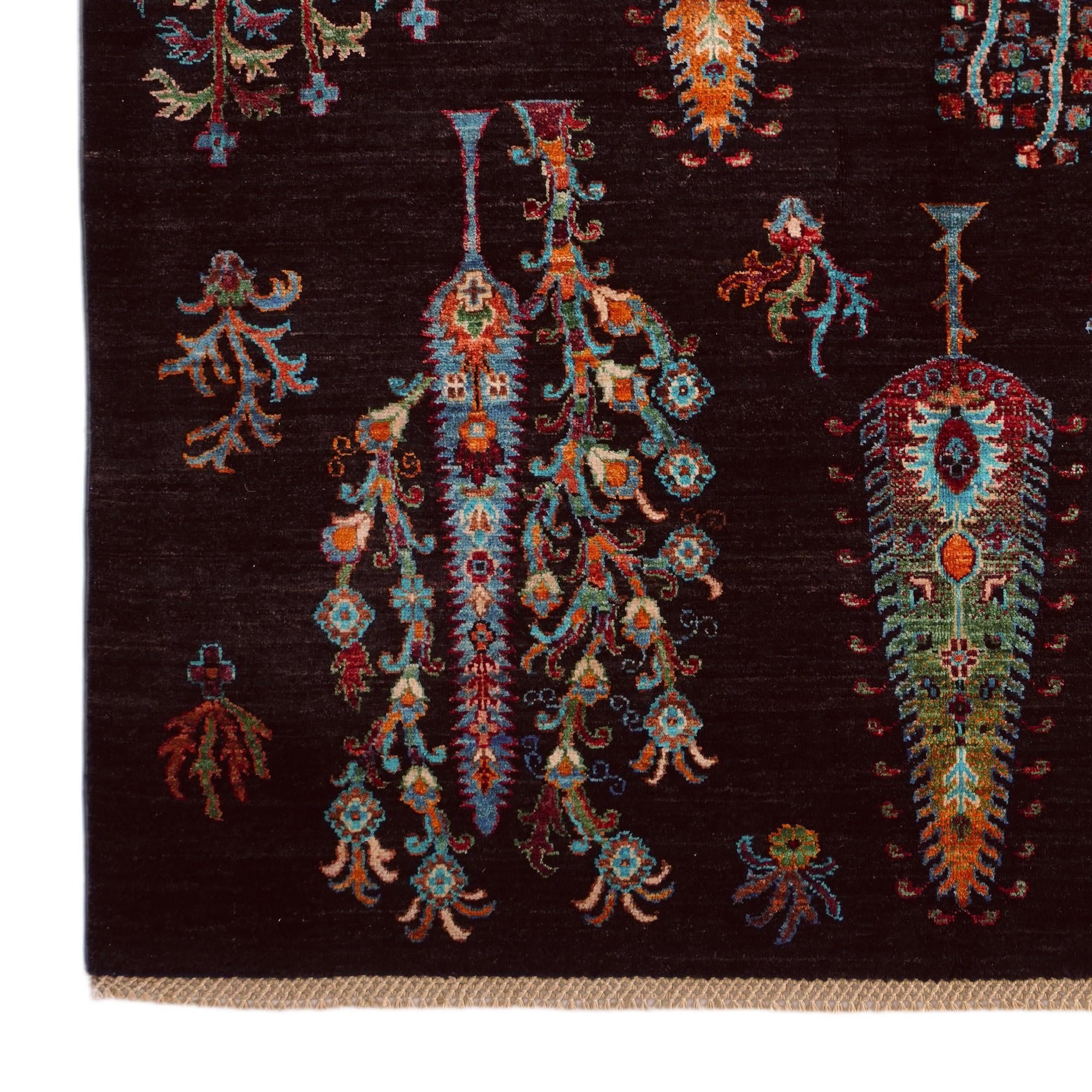 4' 11 x 6' 6 Hand Knotted Ariana Ziegler Rug