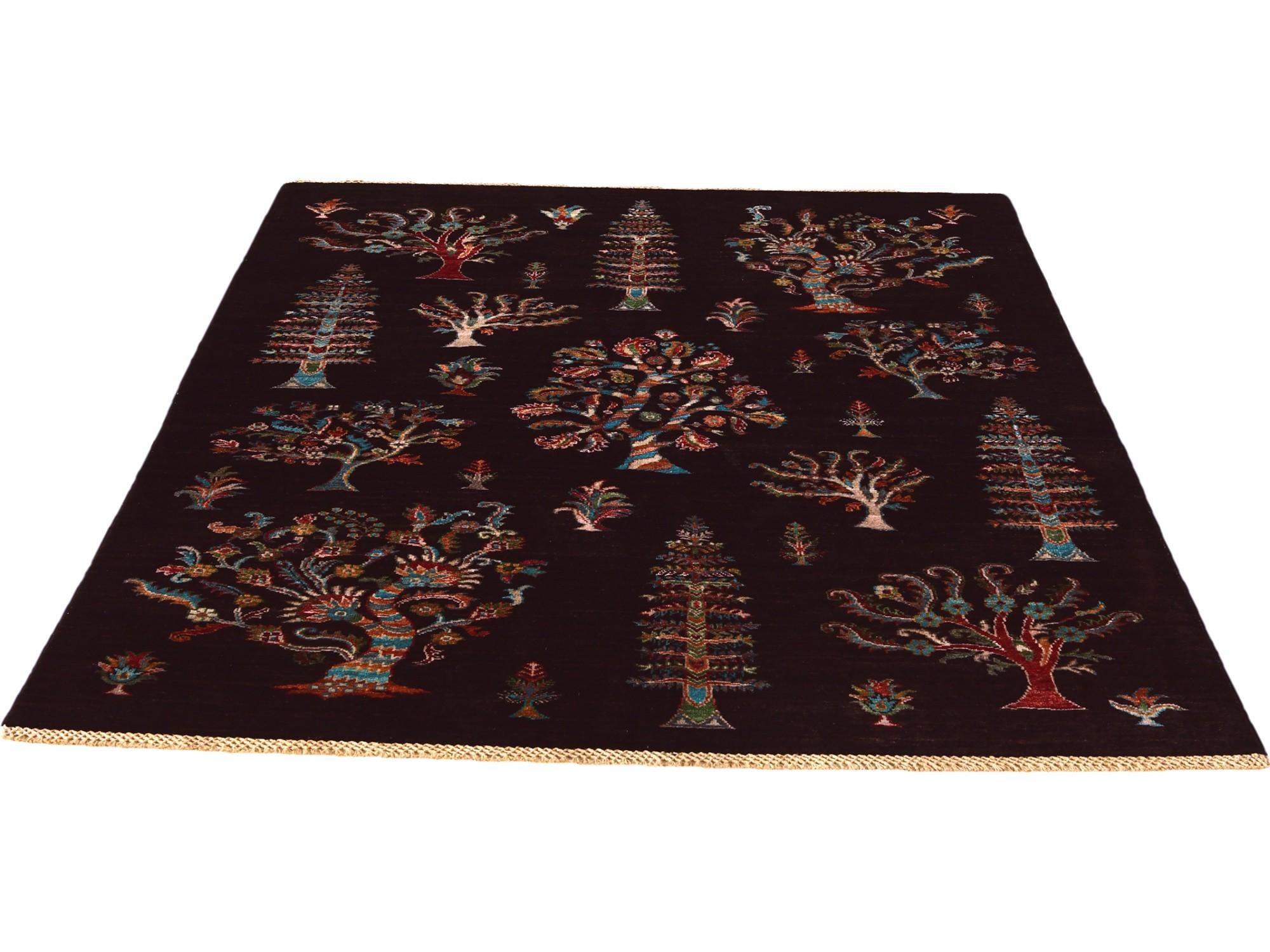 4' 11 x 6' 8 Hand Knotted Ariana Ziegler Rug