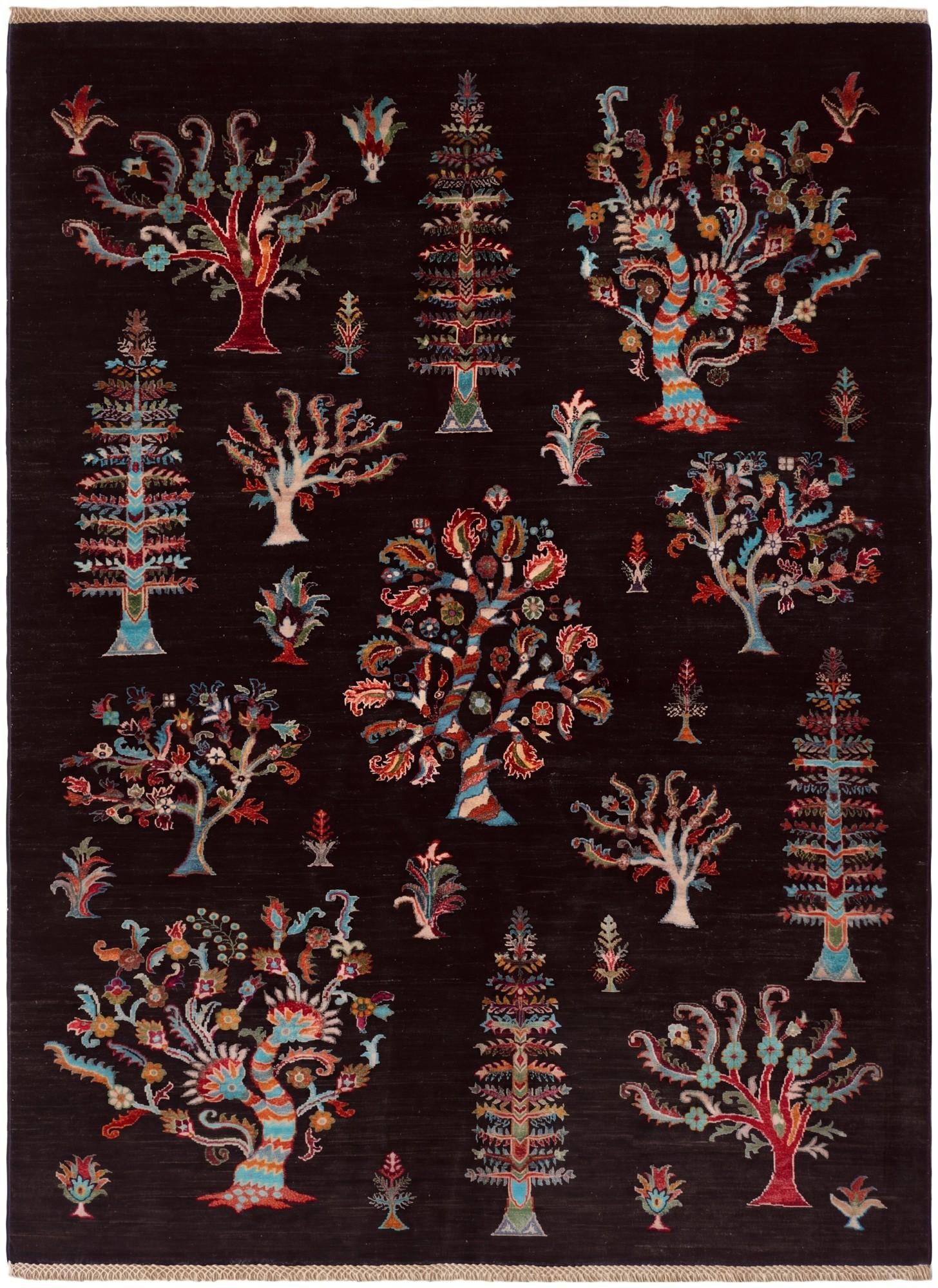 4' 11 x 6' 8 Hand Knotted Ariana Ziegler Rug