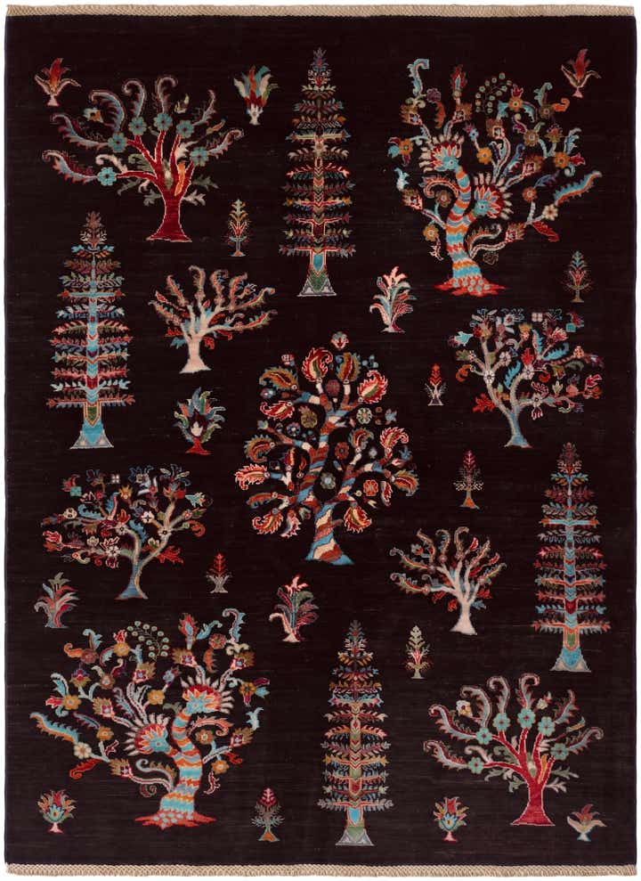 4' 11 x 6' 8 Hand Knotted Ariana Ziegler Rug