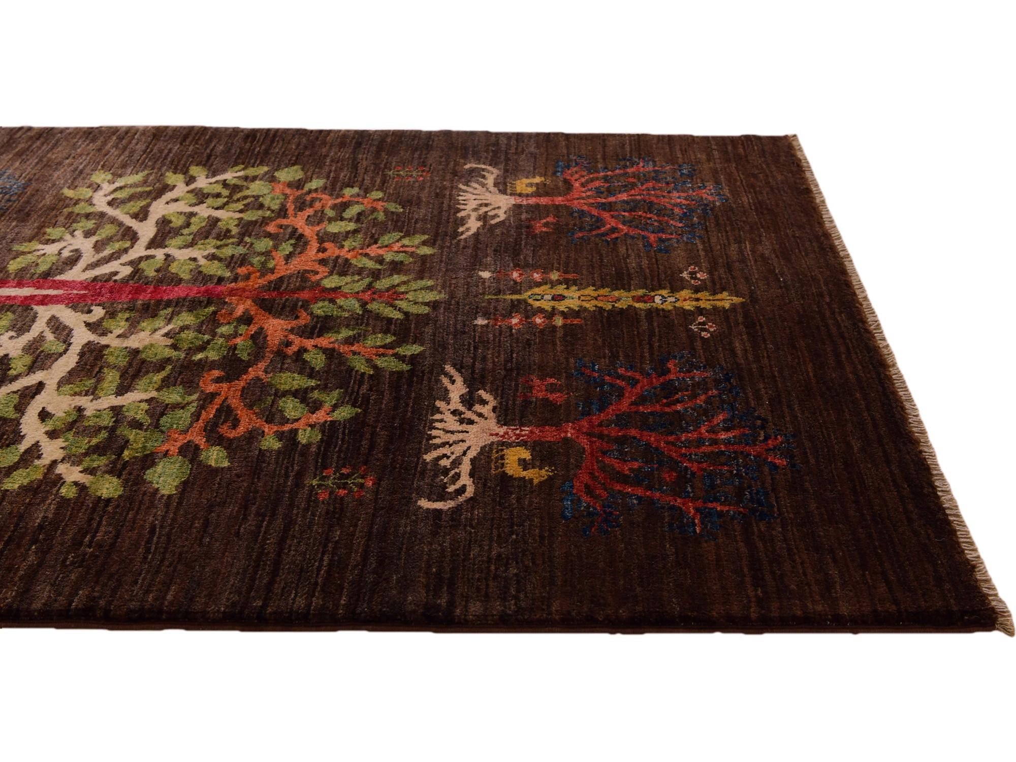 3' 4 x 4' 6 Hand Knotted Ariana Ziegler Rug