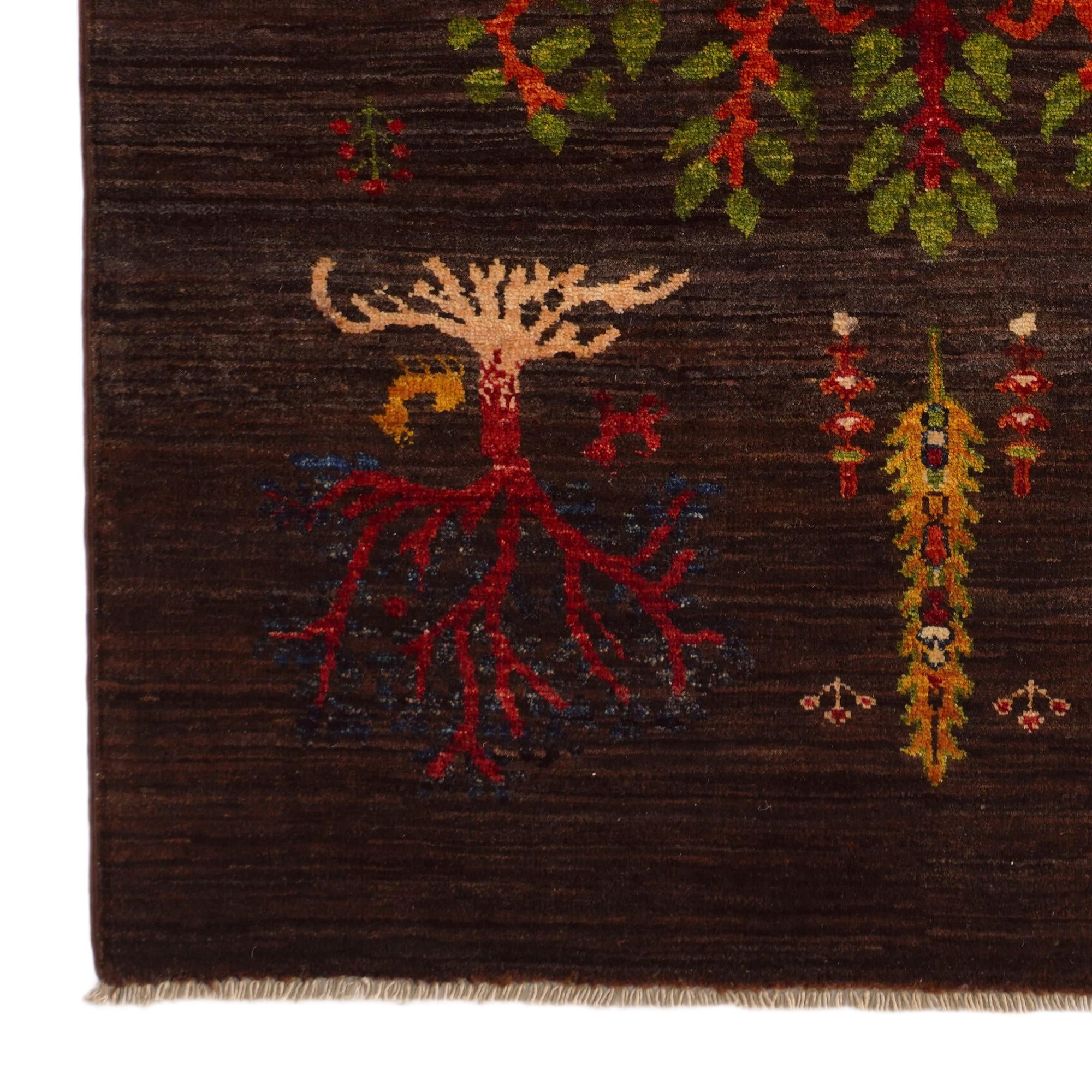 3' 4 x 4' 6 Hand Knotted Ariana Ziegler Rug