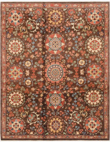 6' 8 x 8' 5 Hand Knotted Ariana Ziegler Oriental Rug
