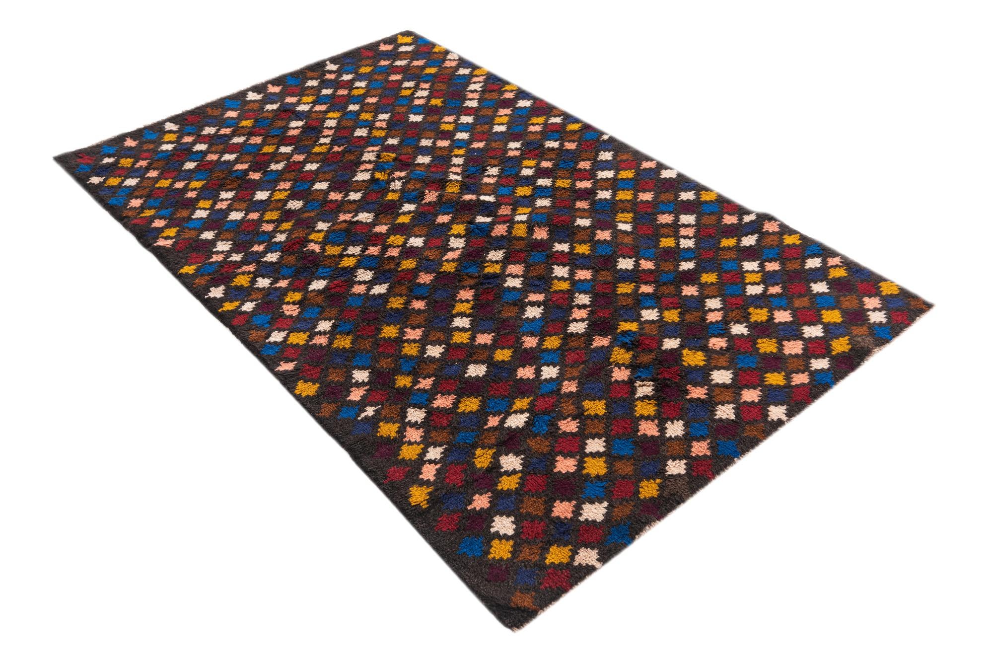 3' 9 x 6' Hand Knotted Balouch Wool Rug