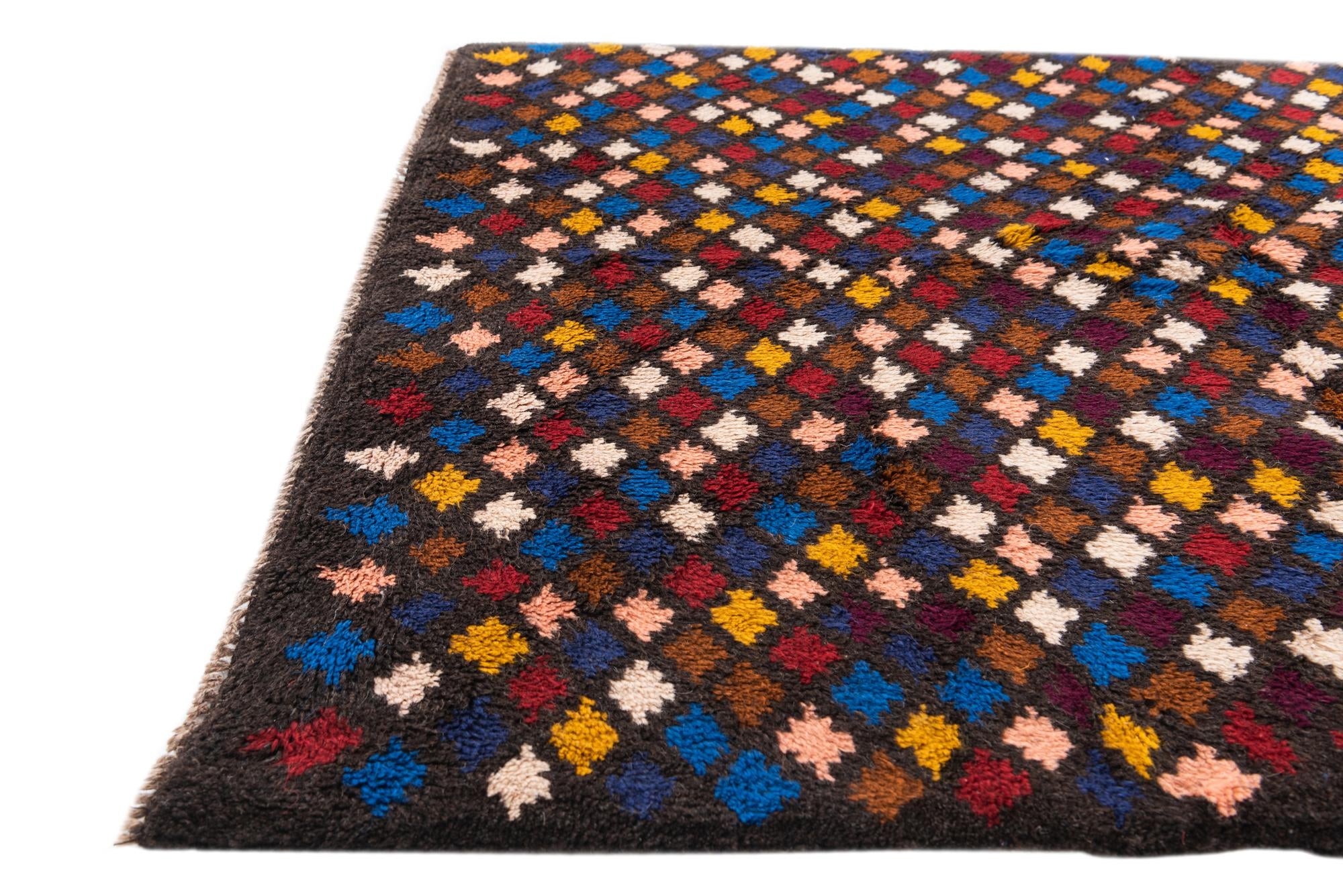 3' 9 x 6' Hand Knotted Balouch Wool Rug