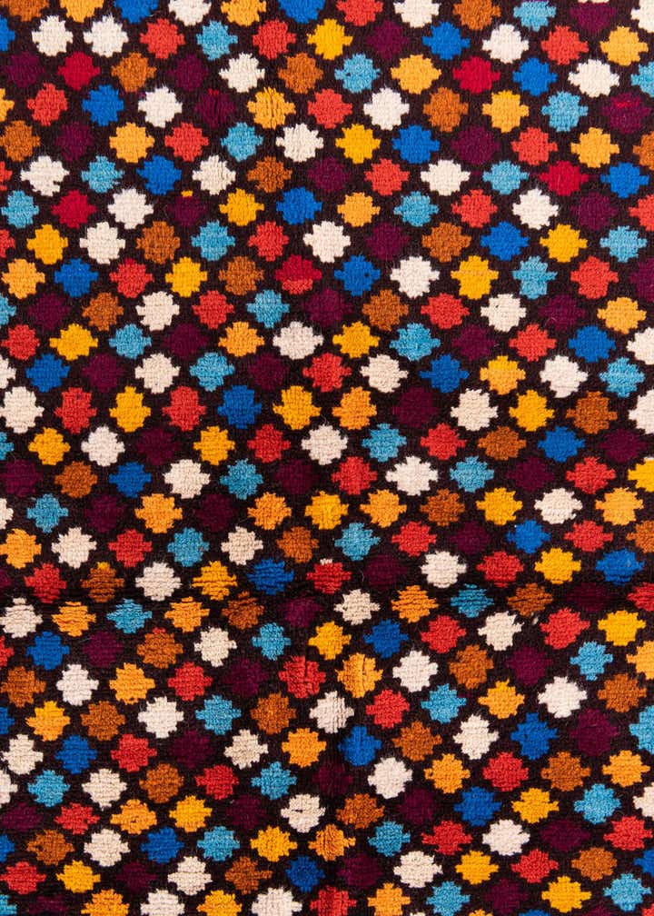 4' x 5' 10 Hand Knotted Balouch Wool Rug