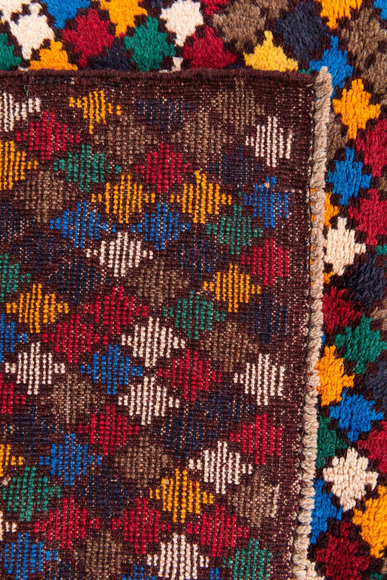 4' x 5' 10 Hand Knotted Balouch Wool Rug