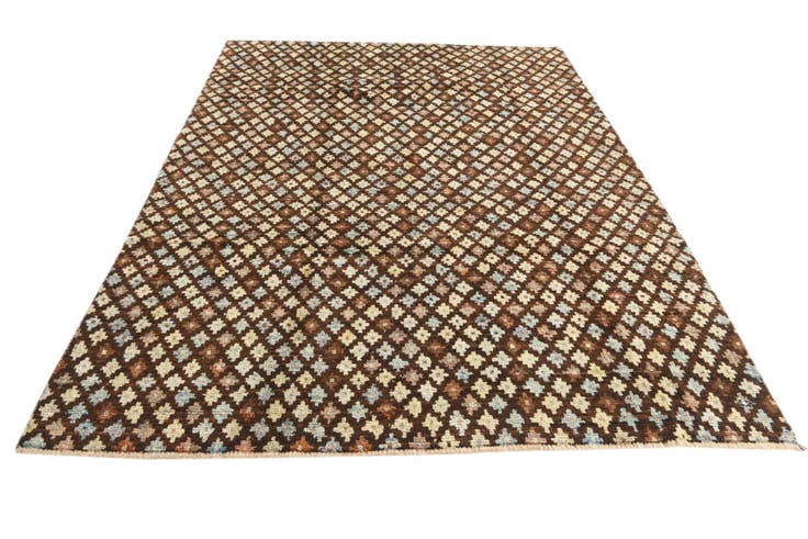 Detail image of 6' 6 x 9' 1 Hand Knotted Balouch Wool Rug