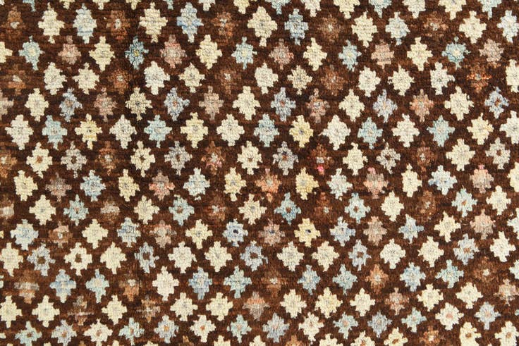 Detail image of 6' 6 x 9' 1 Hand Knotted Balouch Wool Rug