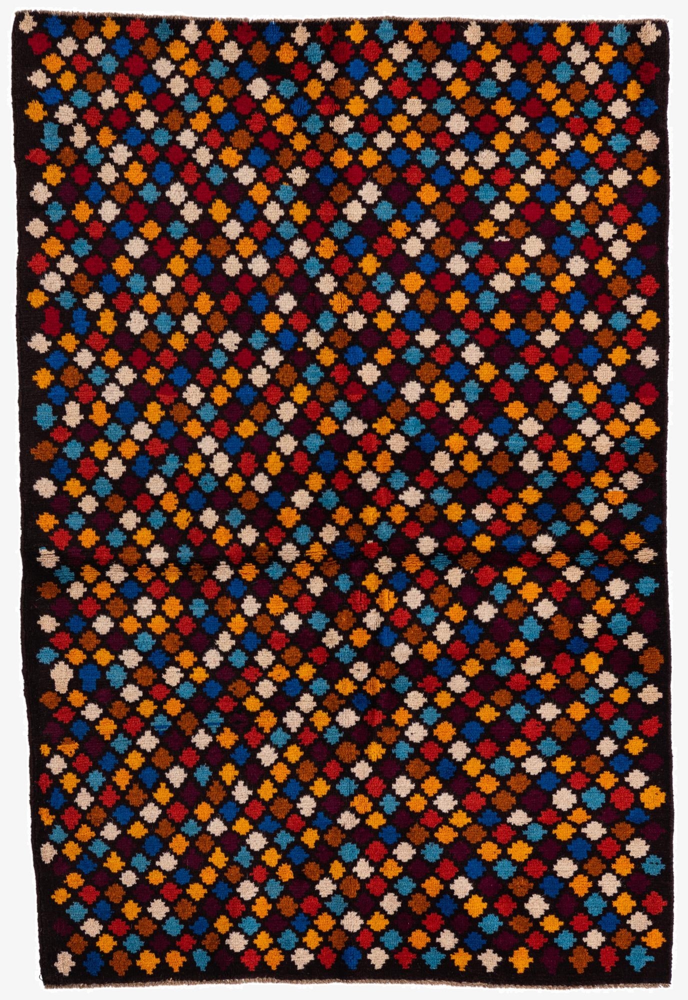 4' x 5' 10  Hand Knotted Balouch Wool Rug