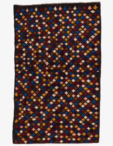 3' 9 x 6' Hand Knotted Balouch Wool Rug