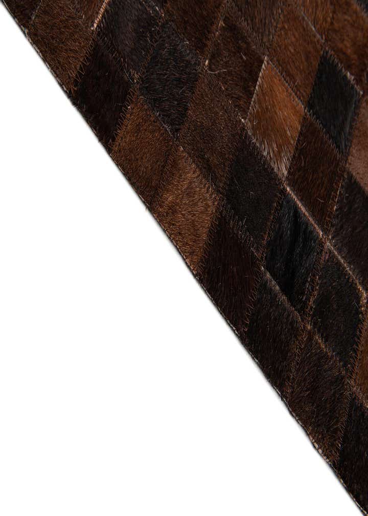 8' 1 x 9' 11 Cowhide & Leather Rug