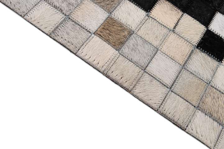 8' 2 x 9' 11 Cowhide - Patchwork Rug