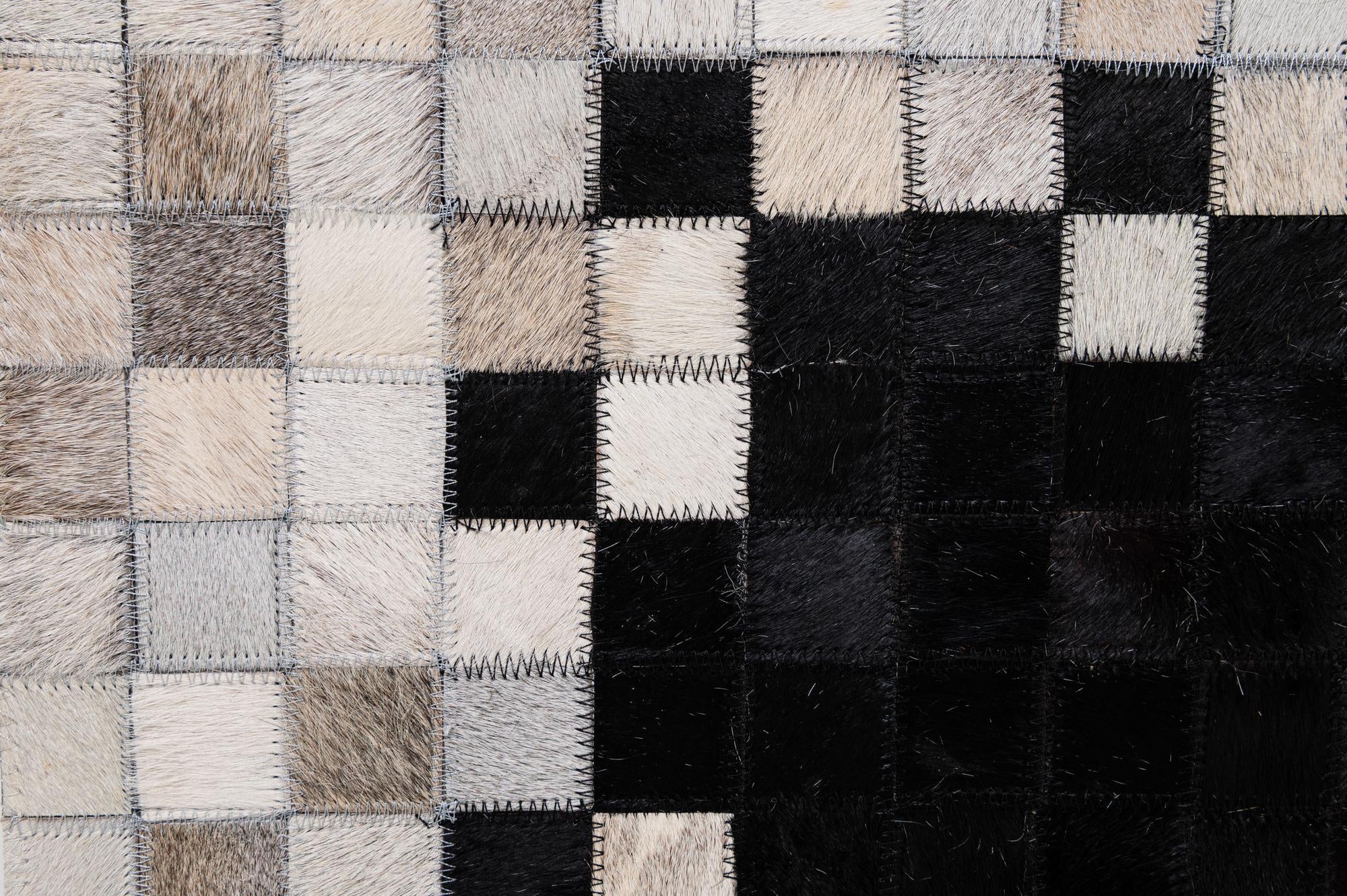8' 2 x 9' 11 Cowhide - Patchwork Rug