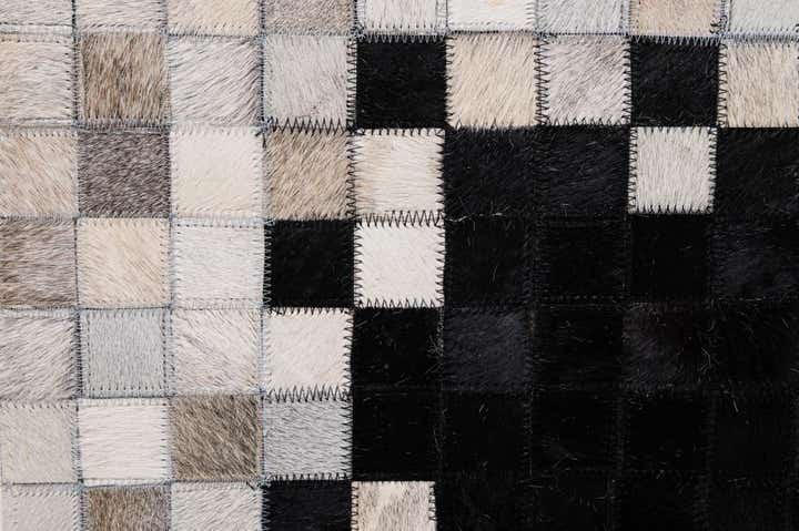 8' 2 x 9' 11 Cowhide - Patchwork Rug