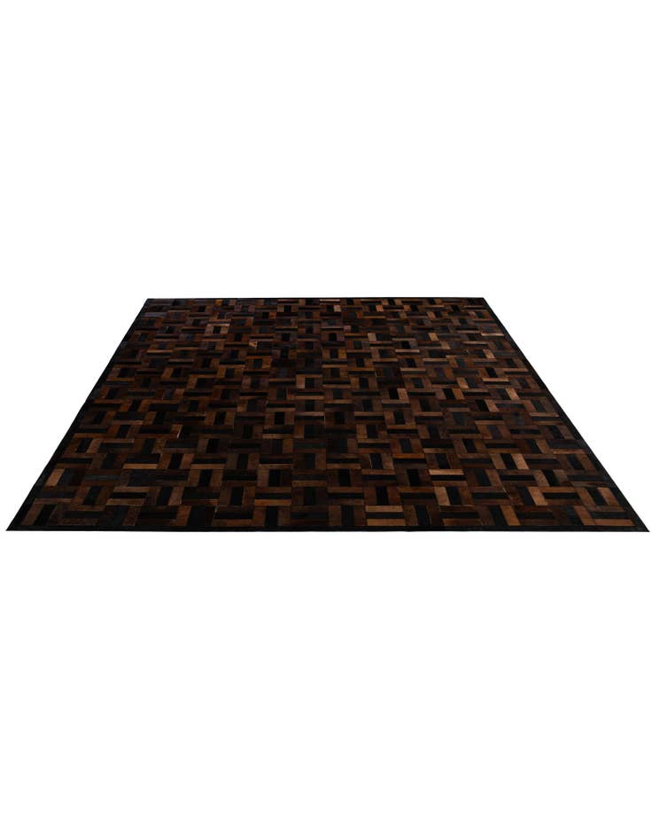 Detail image of 8' 2 x 10' Cowhide - Patchwork Rug
