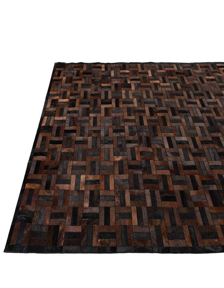 Detail image of 8' 2 x 10' Cowhide - Patchwork Rug